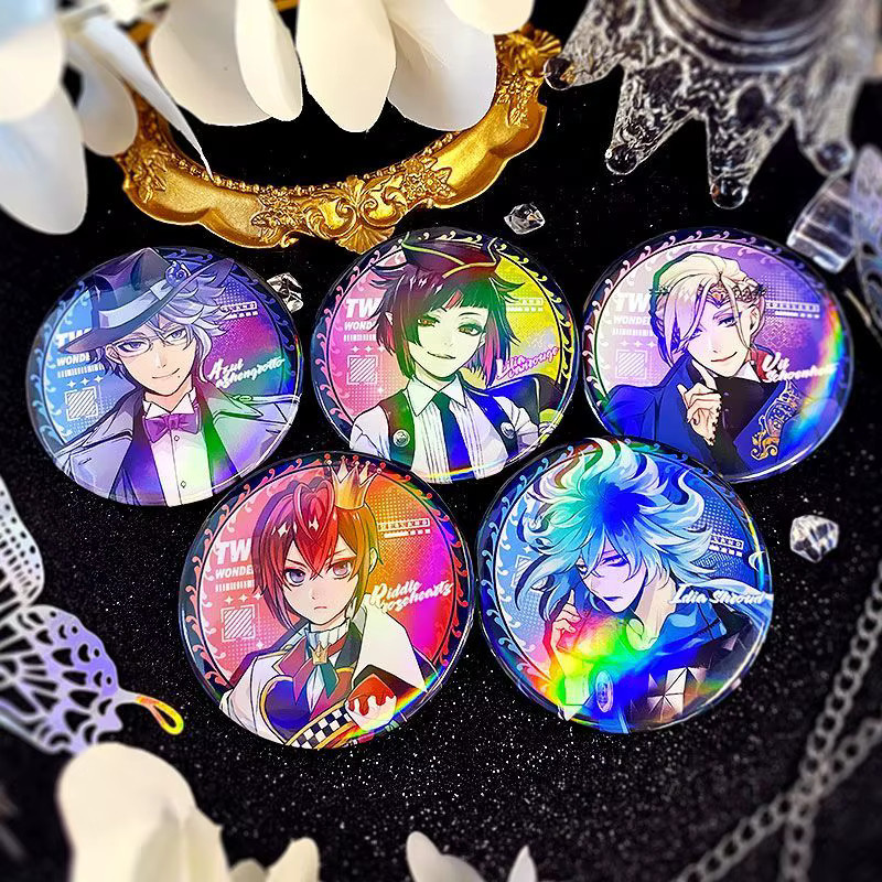 Disney Twisted-Wonderland Riddle Rosehearts Jack Howl Blechabzeichen - Bild 2