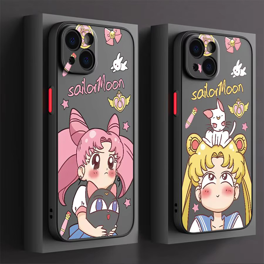Sailor Moon Handyhülle im Cartoon-Design für iPhone Modelle, Multicolor - Bild 4