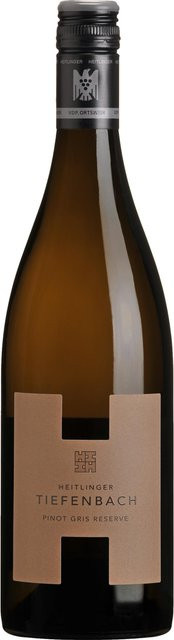 Heitlinger Tiefenbach Pinot Gris Reserve Bio, trocken, Weißwein, 2022, 0,75 l - Bild 1