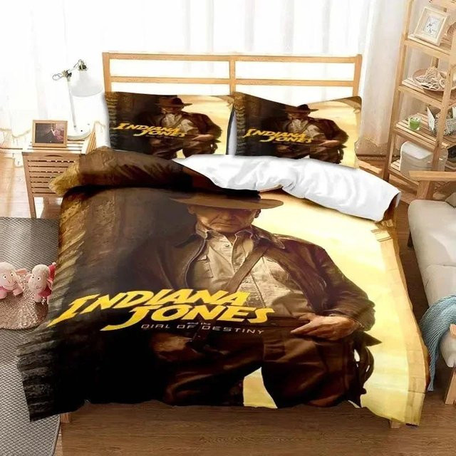 Indiana Jones Das Rad des Schicksals Bettwäscheset aus Mikrofaser, Mehrfarbig, B/H: 140 x 210 cm - Bild 1