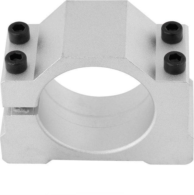 Fishine Halterungsklemme aus Aluminiumguss für Spindelmotorhalterungen von CNC-Graviermaschinen, Farbe: Weiß, Durchmesser: 52 mm - Bild 1
