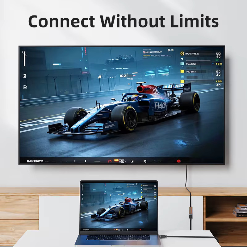 CABLETIME HDMI 2.0 Adapter Stecker auf Buchse in Schwarz für 4K 60Hz HDMI-Verlängerung von Switch, PS4, TV-Box und Laptop - Bild 4