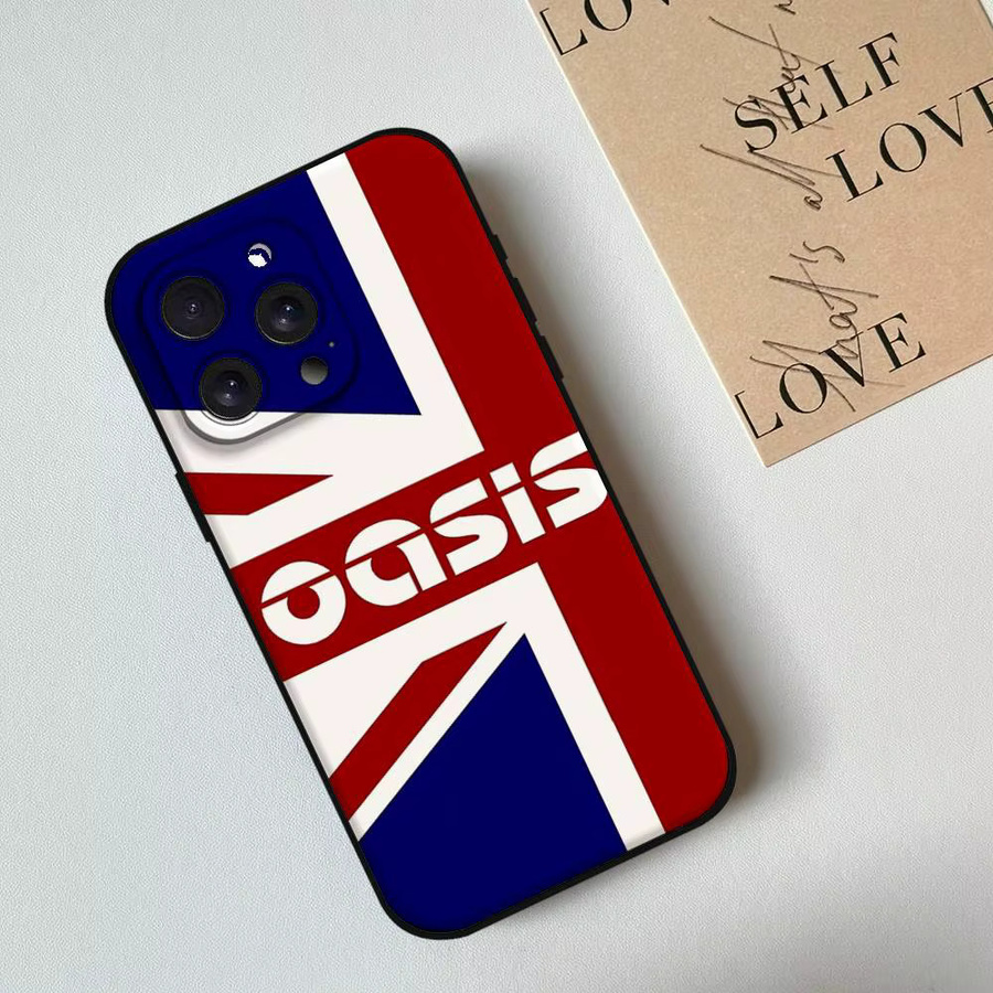 Hot-O-Oasis-Band Handyhülle für iPhone 15 14 13 12 11 Pro Max Xr Xs Shell Cover Case in Schwarz - Bild 4