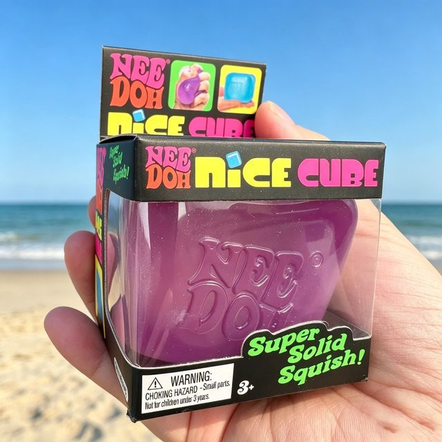Needoh Nice Cube, Sensorischer Fidget-Würfel, Schreibtisch-Spielzeug - Bild 1