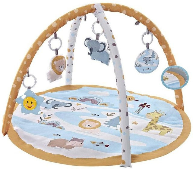 Chipolino Spielbogen Tiere Krabbeldecke beige mit Musikfunktion ab Geburt - Bild 1