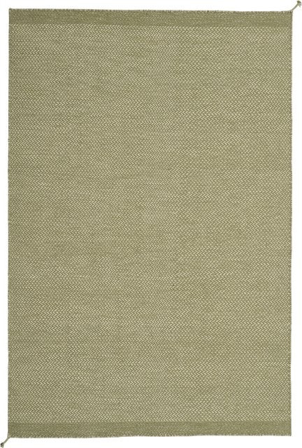 Muuto Ply Teppich aus recyceltem Polyester in Grün und Beige, rechteckig und gewebt - Bild 1