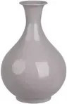 DECORIS Vase aus Metall in Purple und Grey, Durchmesser: 23 cm, Höhe: 35 cm - Bild 1