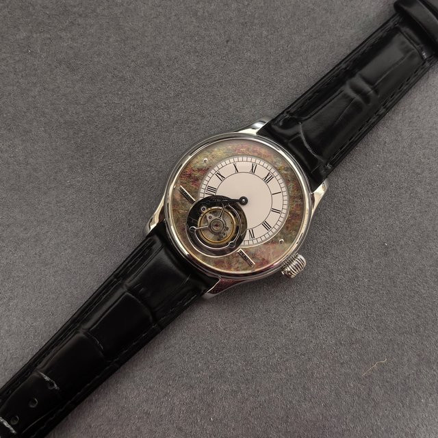 Jacques Genry Armbanduhr Tourbillon, Handaufzug, Edelstahl, 42 mm, Herren - Bild 1