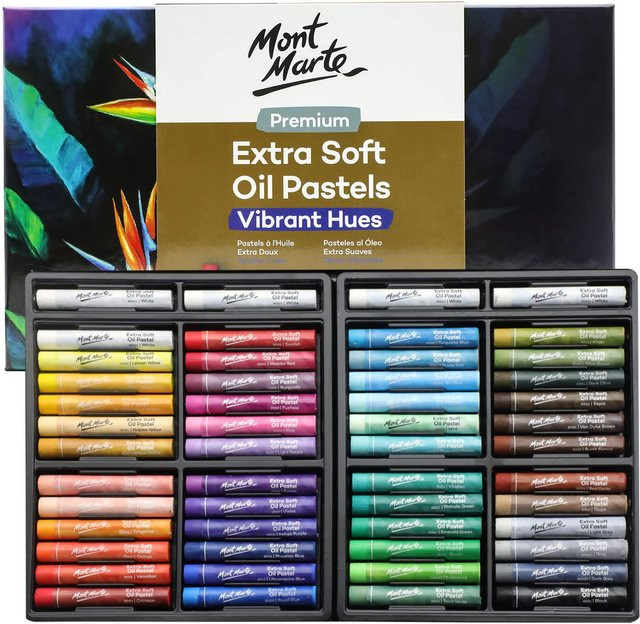 Mont Marte Ölpastell-Set mit 52 extraweichen Farben in Multicolour - Bild 1
