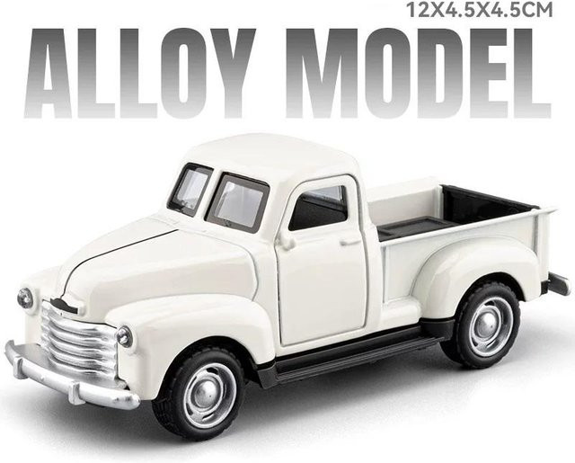 Linyi toy car Oldtimer Pickup Truck Modell Spielzeugauto, Maßstab 1:36, ab 14 Jahre - Bild 1