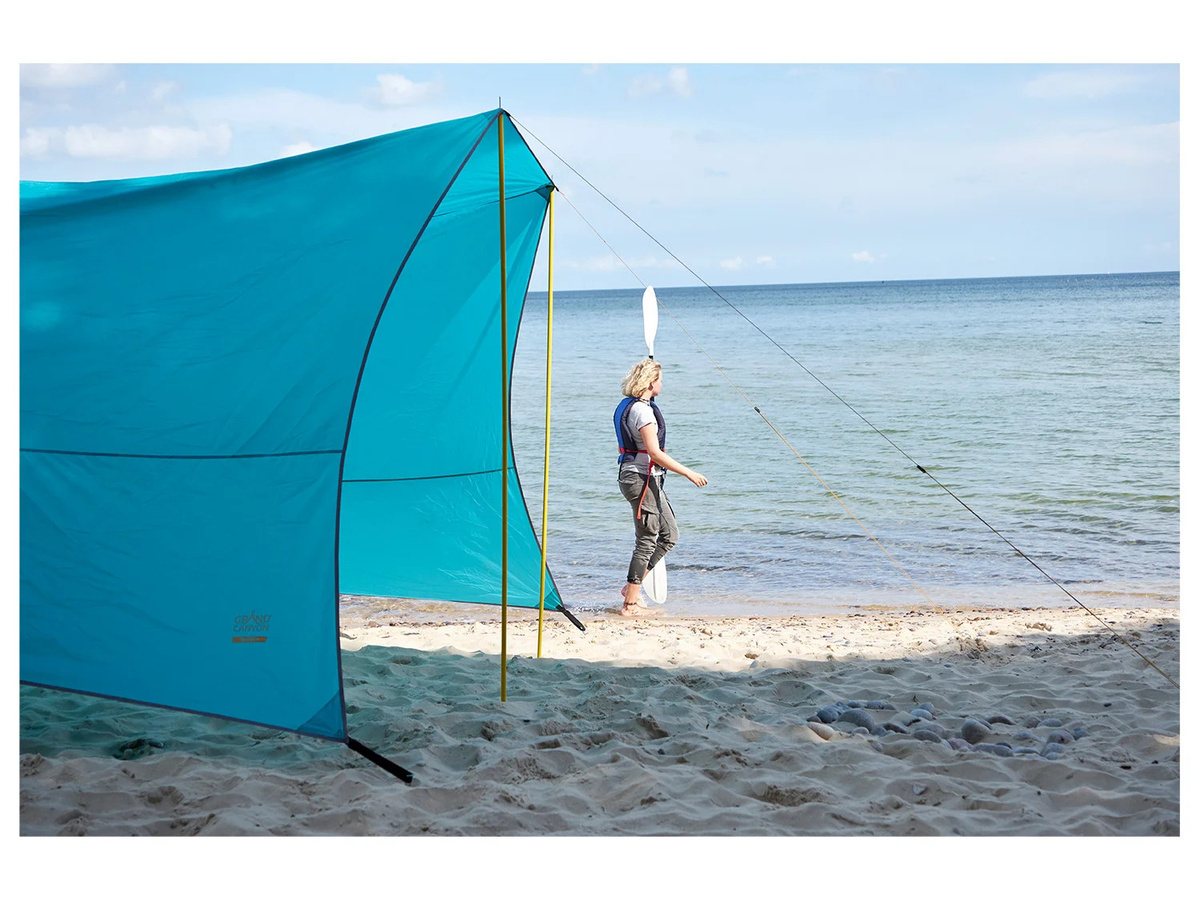 Grand Canyon Tahuta Shelter Zelt in Blue Grass aus Polyester, B/T/H: 400 x 500 x 230 cm - Bild 3