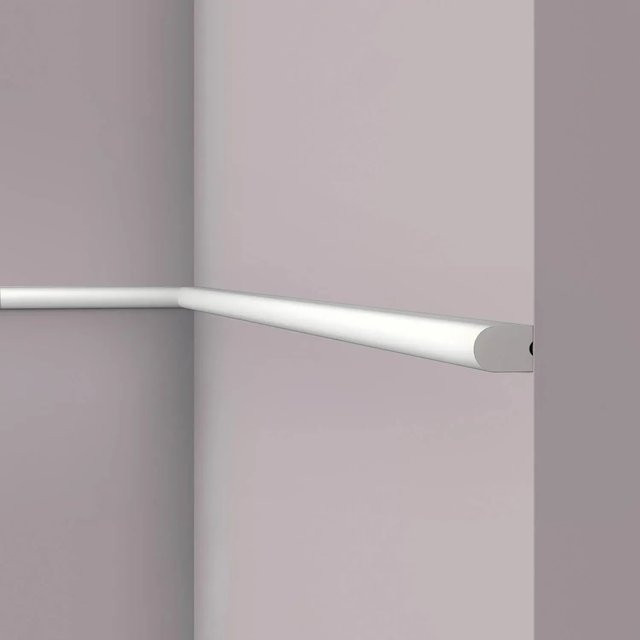 NMC Wallstyl Wandleiste Friesleiste Zierleiste in Weiß, B/H/T: 200 x 2 x 1,5 cm - Bild 1