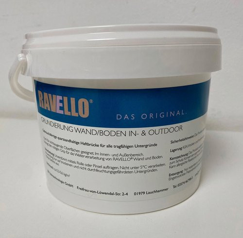 RAVELLO Grundierung für Wand und Boden, hellgrau, lösemittelfrei und wasserbasiert - Bild 1