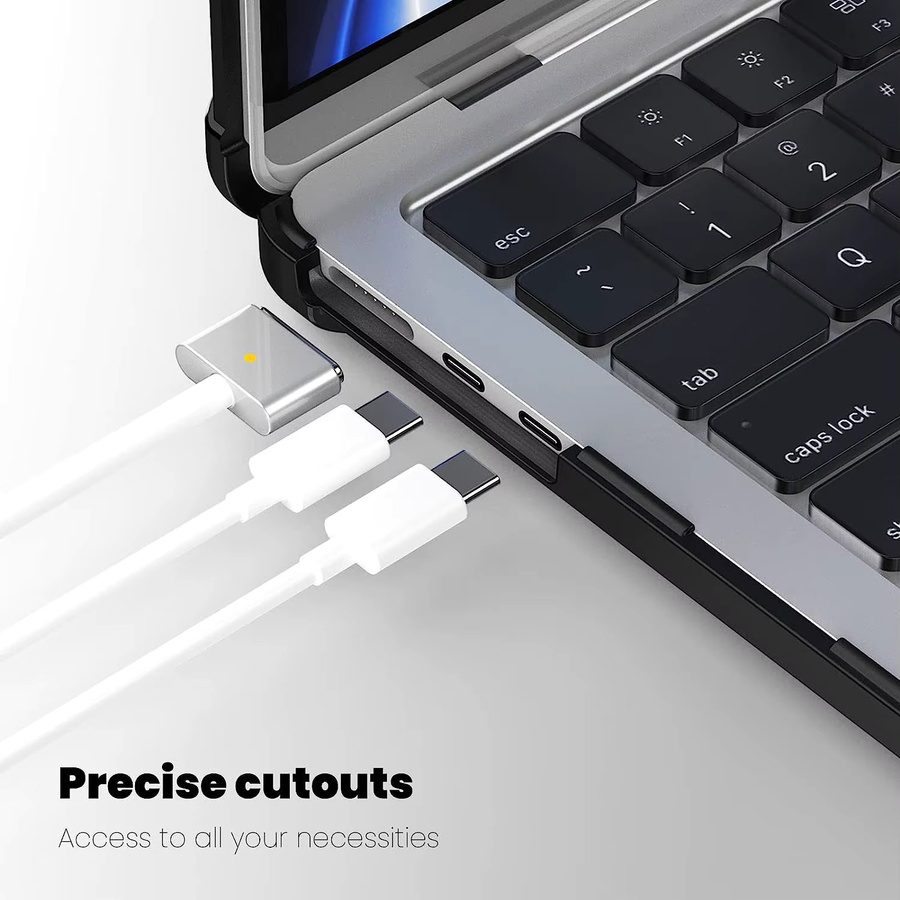 Transparente Laptop-Hülle für Apple MacBook Air 13 und 15 sowie MacBook Pro 13, 14 und 16 in Blau - Bild 5
