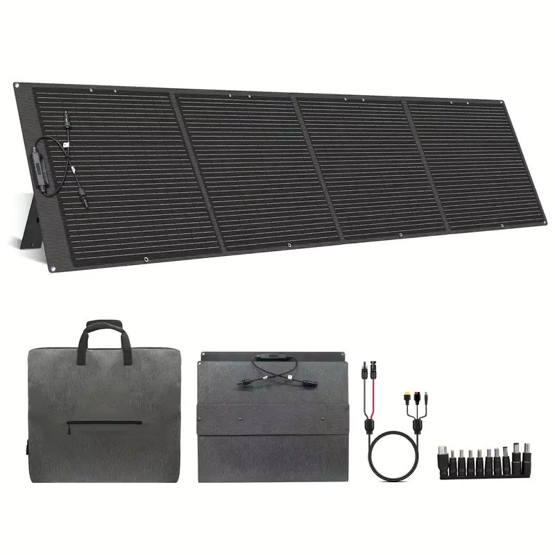 Sukflow Solarpanel Faltbar 200 W Monokristallines Solarladegerät Schwarz für Camping und Outdoor - Bild 7
