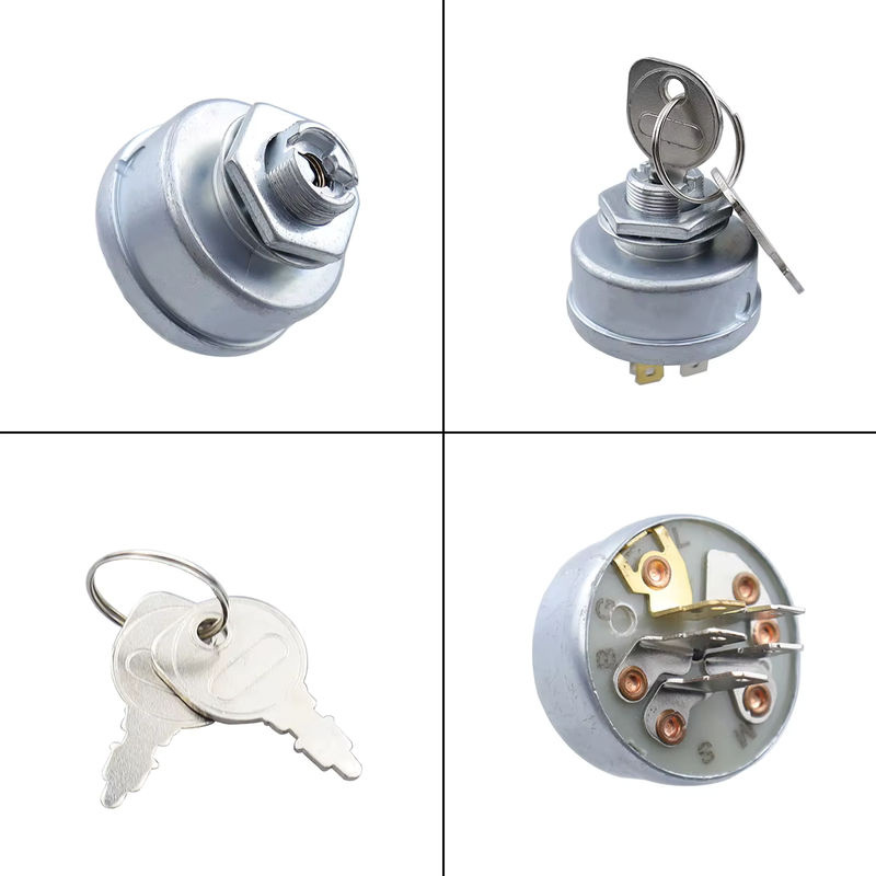 Husqvarna Rasenmäher-Zündstarter mit Schlüssel und 5-Flachstecker für Motorstarterschalter 725-0267 725-0267A 925-0267A - Bild 5