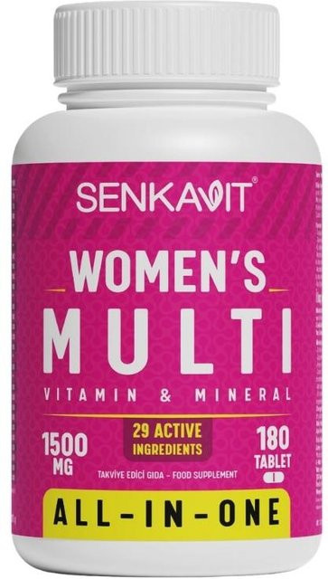 Senkavit Multivitamin- und Multimineralstoff-Komplex, Damen, 180 Tabletten - Bild 1