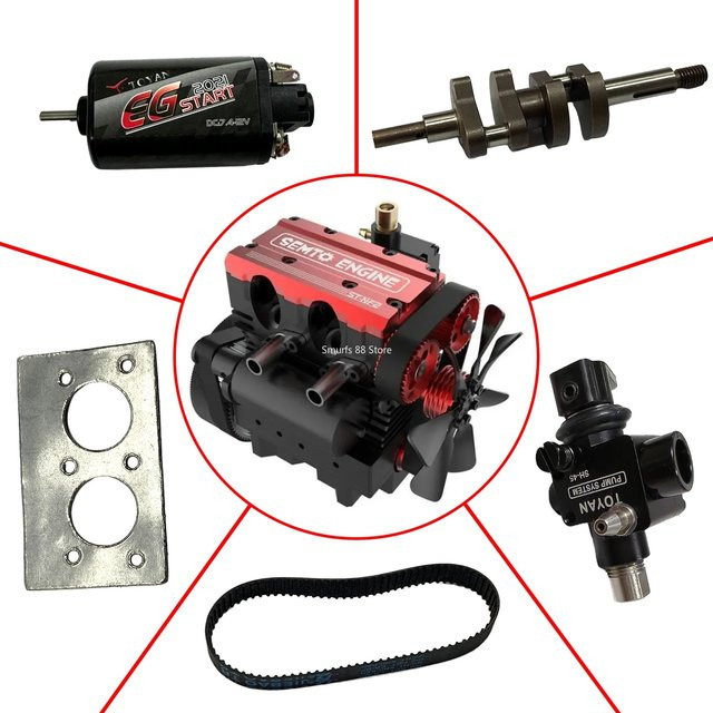TOYAN FS-L200AC Motor Zubehör, Doppel Zylinder Motor, Spielzeug Teile - Bild 1