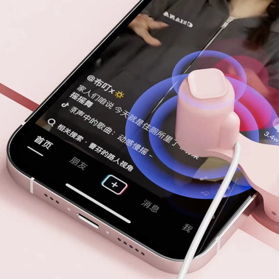 Smart Screen Tapper Automatischer Clicker für Live-Streaming-Plattformen in Pink - Bild 3