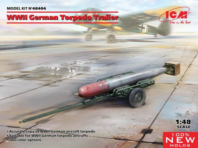 ICM WWII German Torpedo Trailer, Fahrzeuge, Grau - Bild 1