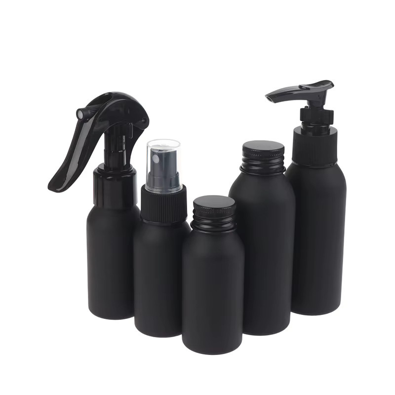 AESTHTANY Aluminiumflasche, mattschwarz, Unisex, 40 ml-250 ml - Bild 3