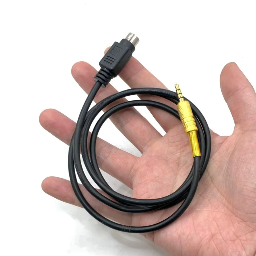 Yaesu Datenkabel DIN 6-Pin zu 3,5mm PTT-Adapterkabel für Echolink und Remote Voice Repeater, Schwarz - Bild 4