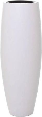 Vivanno Bodenvase Magnum aus Fiberglas in Weiß, B/T/H: 30 x 30 x 80 cm