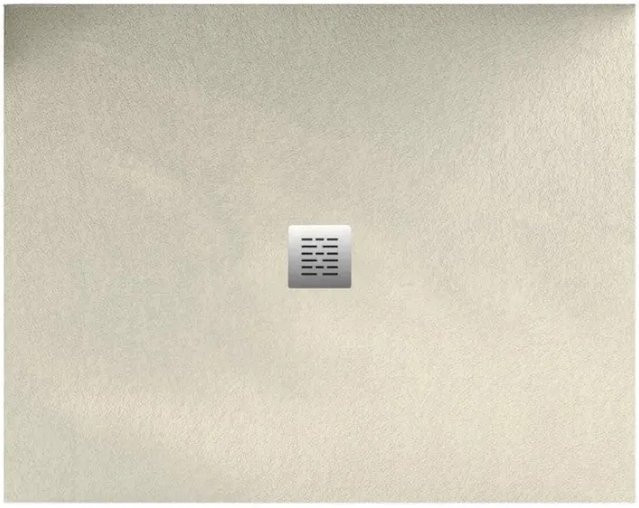 Stano Duschwanne Centro aus Mineralguss, rechteckig, Beige, B: 110 cm, T: 150 cm, H: 3 cm - Bild 1
