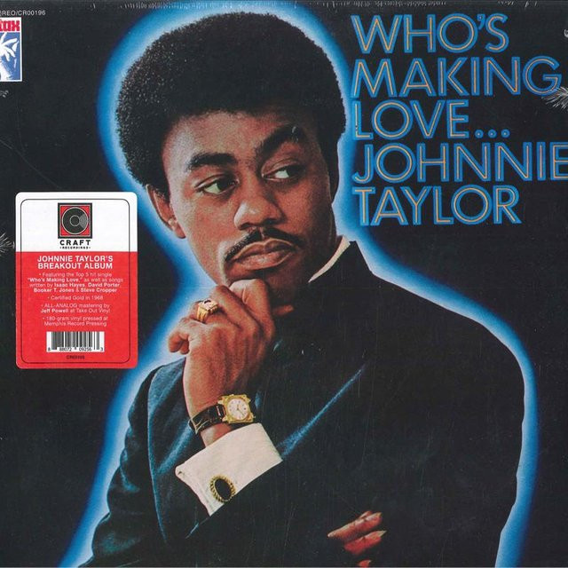 Who's Making Love von Johnnie Taylor, Vinyl/LP, blue - Bild 1