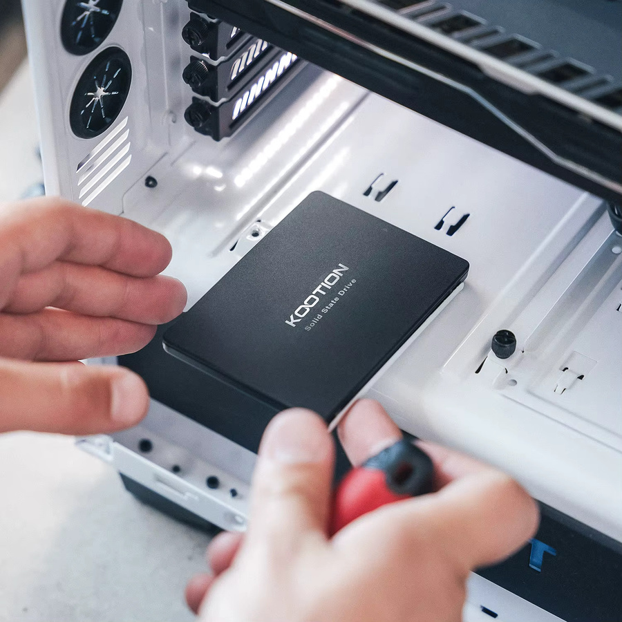 KOOTION SATA 3.0 SSD 2,5 Zoll Interne Solid-State-Disk für Desktop-PC und PS4 in Schwarz - Bild 4