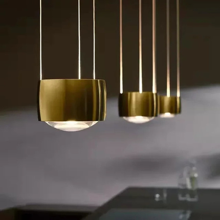 JIANKEXING LED-Pendelleuchte aus Glas in transparentem Design für Esszimmer, Küche und Restaurant