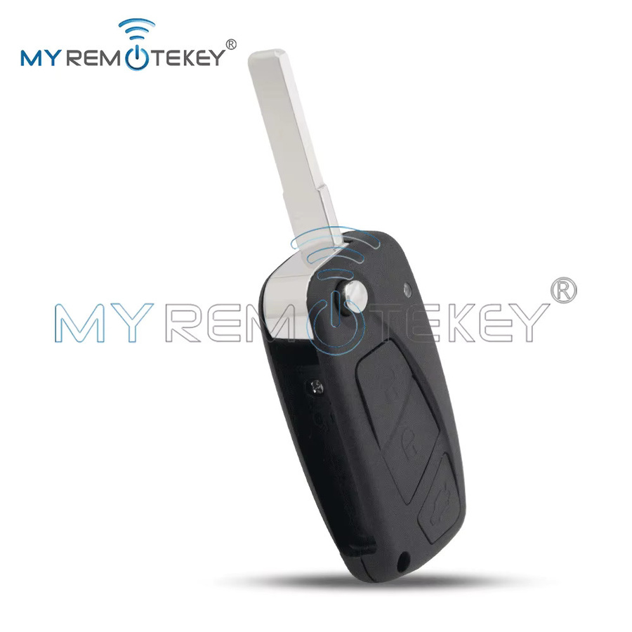 REMTEKEY SIP22 Blade Flip Faltbarer Autoschlüsselgehäuse für FIAT Punto Ducato Stilo Panda in Schwarz - Bild 2