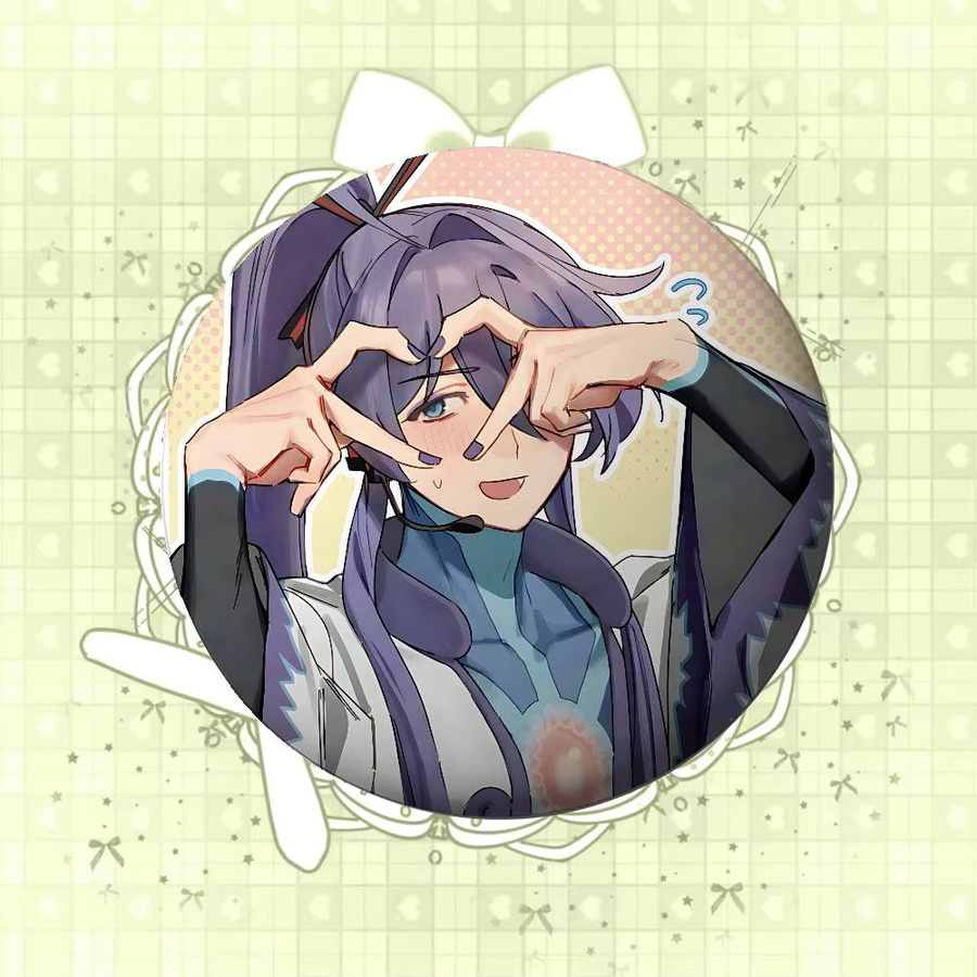 Kamui Gakupo Anstecknadel, Weißblech, Metall-Brosche - Bild 5