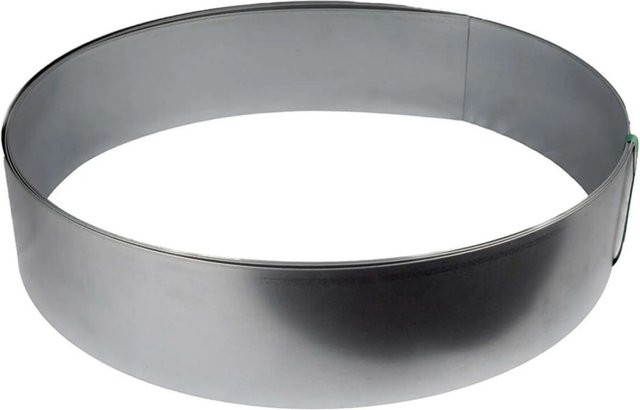 Jardinion Rasenkante aus verzinktem Stahl in Silber, Länge: 8 m, Höhe: 20 cm - Bild 1