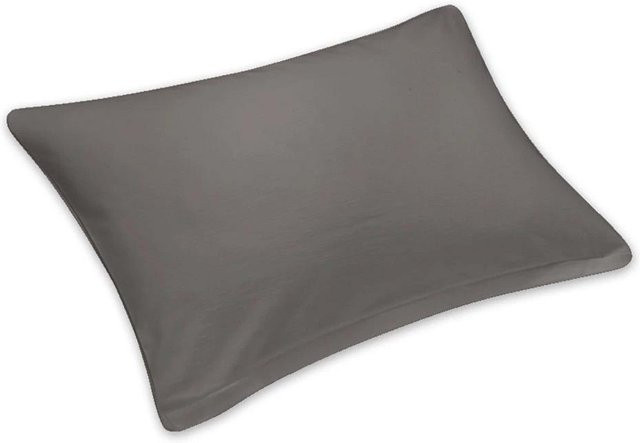 Select Home Kissenbezug Grau aus Baumwolle mit Reißverschluss, B/H: 40 x 60 cm - Bild 1