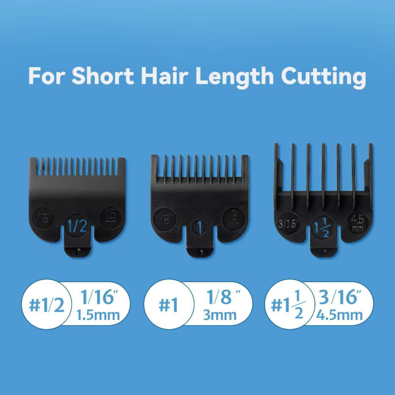 Wahl Haarschneidemaschinen-Ersatzkamm-Set, 3-teilig, 1,5mm/3mm/4,5mm - Bild 3