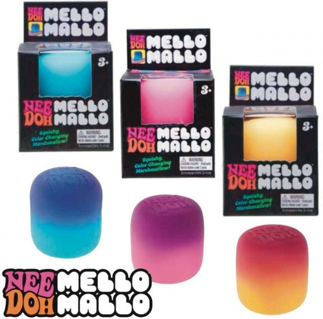 NeeDoh Marshmallow-Gefühl UV-Farbe wechselndes Slow-Rebound Knet-Spielzeug, Schwarz, ab 14 Jahren - Bild 1