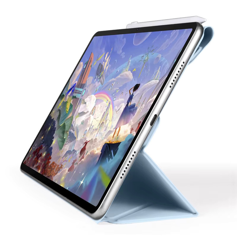 Magnetische Schutzhülle für Huawei MatePad Air 12 Zoll in Grau und Blau - Bild 3