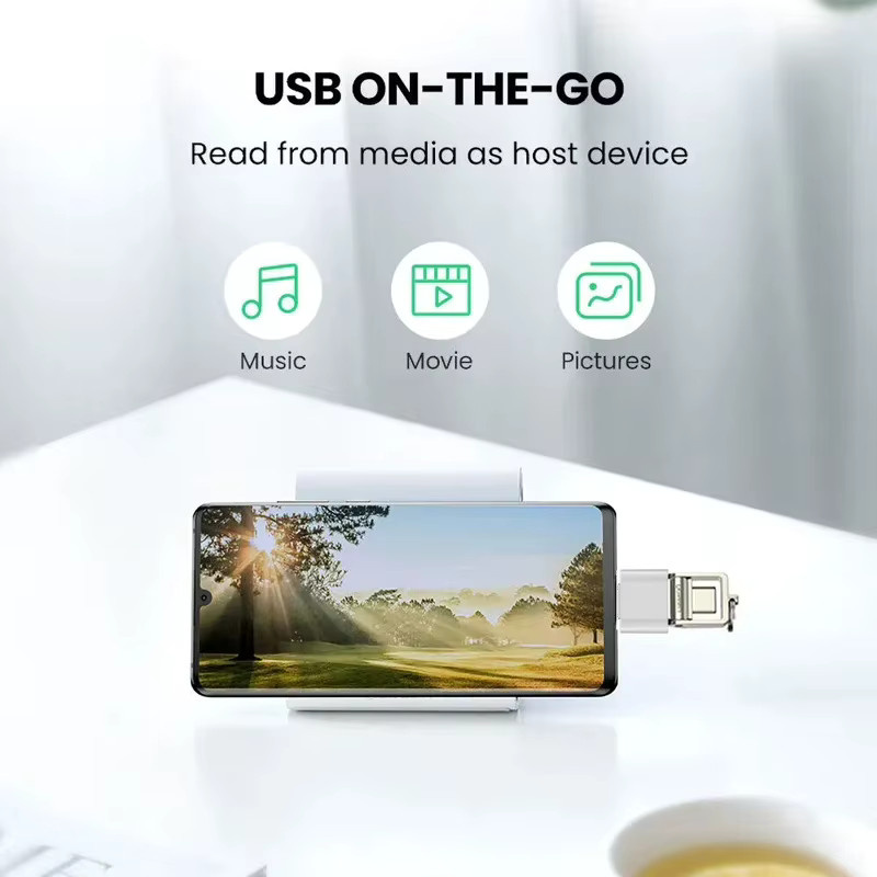 Nnbili USB-C auf USB 3.0 Adapter OTG in Schwarz für MacBook Pro, iPad Mini 6 und MacBook Air - Bild 3