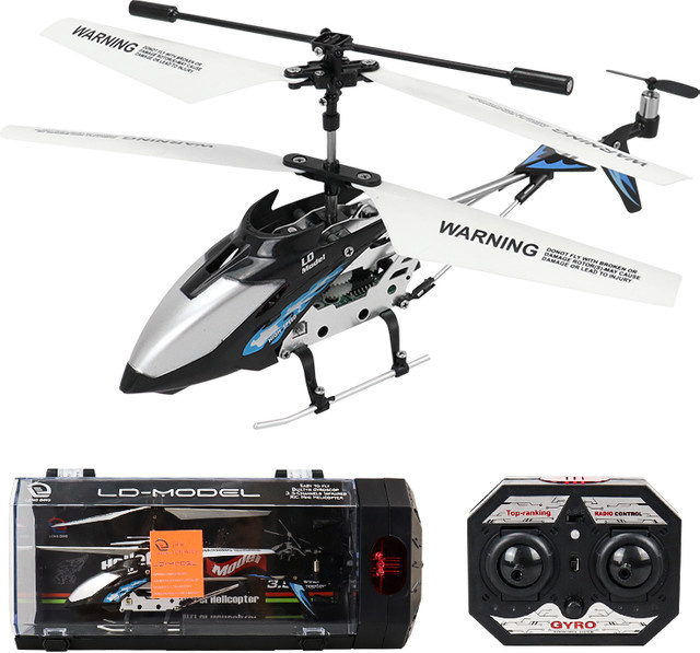 JIKEFUN Ferngesteuerter Helikopter aus Legierung, mit Licht, ab 14 Jahren - Bild 1