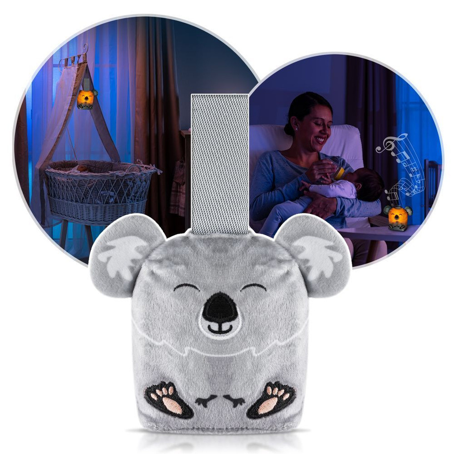 Reer Einschlafhilfe Sleepy Koala Nachtlicht mit Timer in Grau - Bild 1
