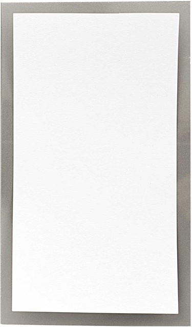 Rico Design Paper Poetry Office Sticker Etiketten, Weiß, 4 Bogen, Breite: 6 cm, Höhe: 11 cm - Bild 1
