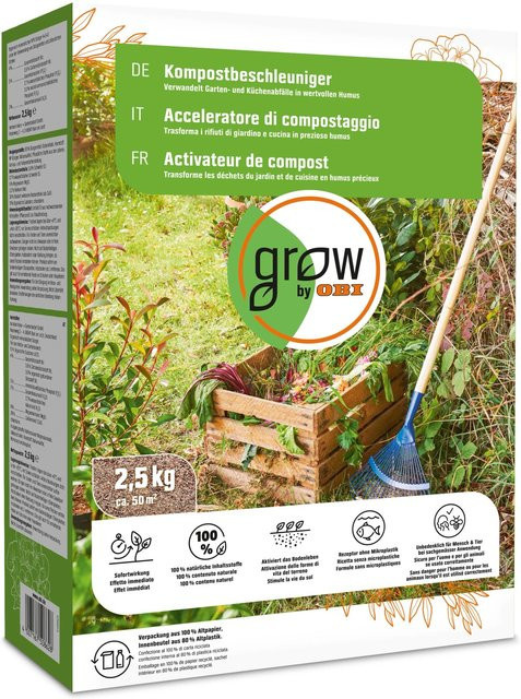 GROW by OBI Kompostbeschleuniger, 2,5 kg - Bild 1