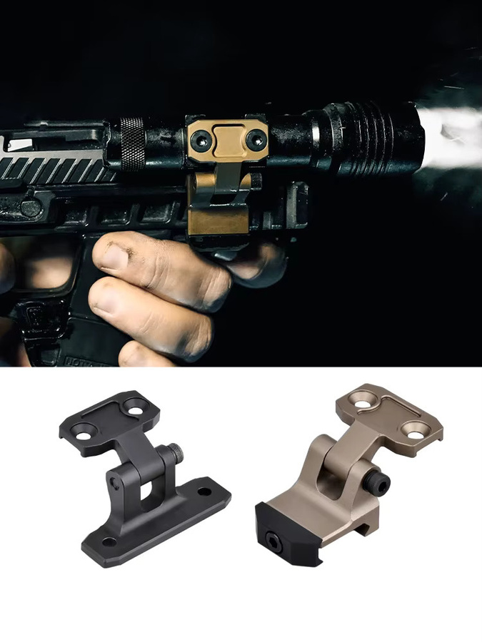 WADSN Taktische Taschenlampe Halterung Metall, M600 M300 Scout Licht, Mlok Keymod Picatinny Schiene, Zubehör - Bild 5