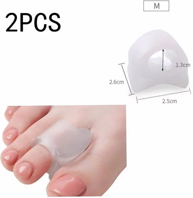 vvocci M92 Zehentrenner, Transparent, 2 Stück, Unisex - Bild 1
