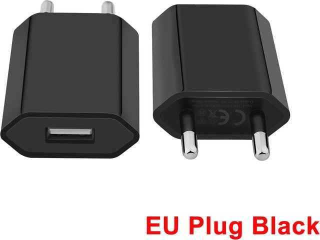 TAQKRED USB Wandladegerät 5V 1A EU Adapter in Schwarz - Bild 1