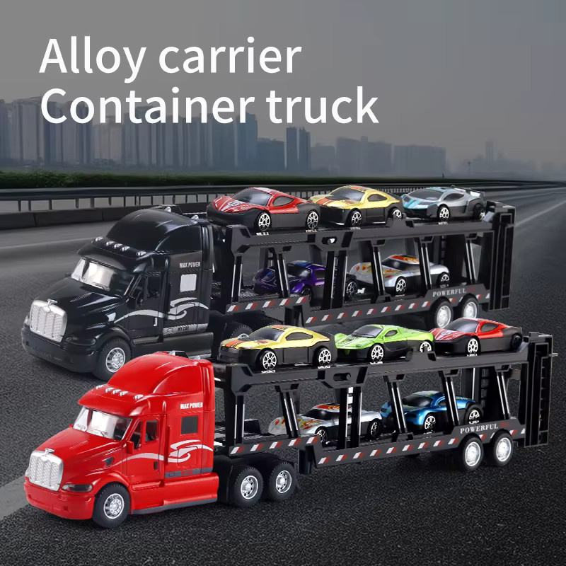 Legierungsspielzeugautos, LKW-Transportfahrzeuge, Metall, Set / Bundle - Bild 4