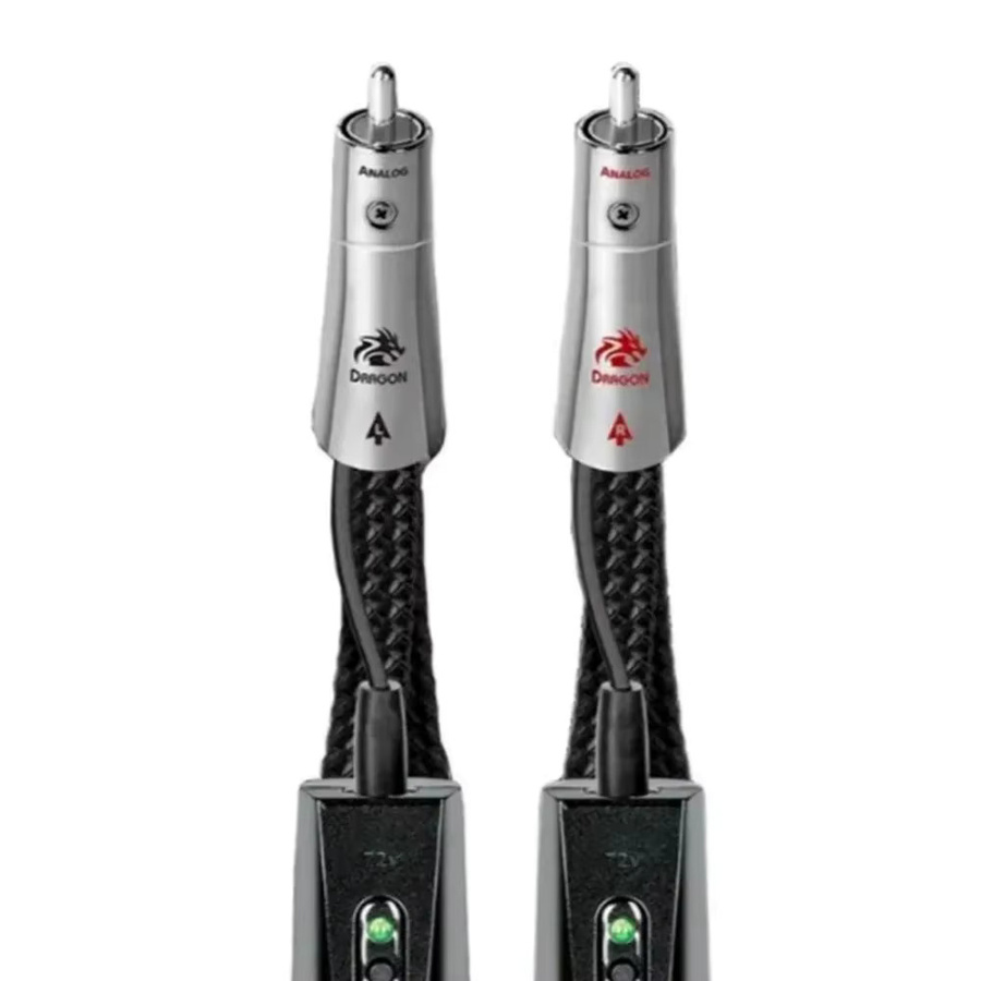 Dragon RCA-Kabel PSS Pure Silver Audiophile HiFi-Audio-Verbindungskabel in Silber - Bild 7