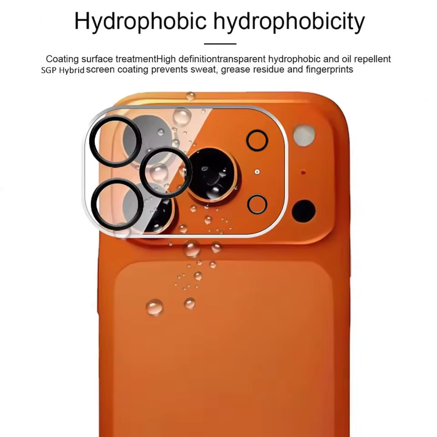 2er-Set Kameraobjektiv Schutzglas für Apple iPhone 17 Pro Max und iPhone 17 Pro aus gehärtetem Glas, transparent, volle Abdeckung - Bild 3