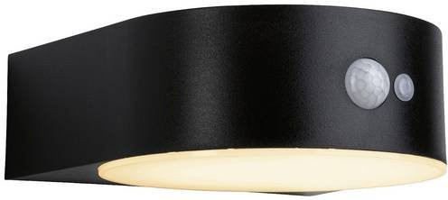 Paulmann Eileen Solar-Außenwandleuchte mit Bewegungsmelder in Gold/Schwarz, B/H/T: 17,5 x 6,5 x 17,5 cm - Bild 1